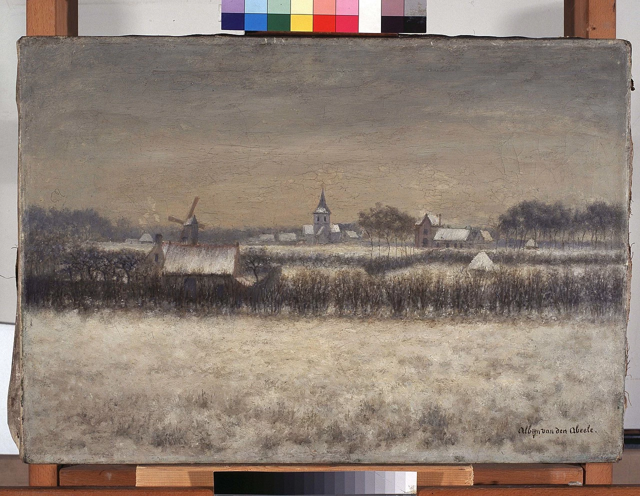 (Sint - Martens, Latem, 27 agosto 1835, Sint, Martens, Latem, 16 novembre 1918), Sint, Martens, Latem nella neve, Museum voor Schone Kunsten, Grand